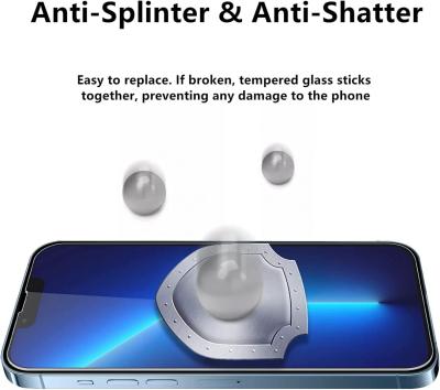 Diamodillo iPhone 14 9H Surface Hardness Oil Resistant WaterProof Clear (2db kijelző és kamera lencse védő)