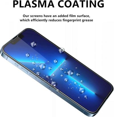Diamodillo iPhone 14 Plus 9H Surface Hardness WaterProof Clear (2db kijelző és kamera lencse védő)