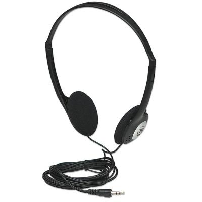 Manhattan Stereo Headphones Black