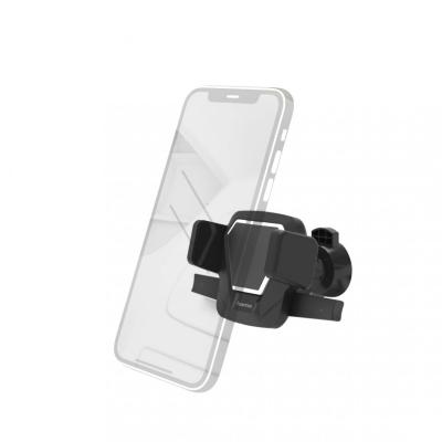 Hama Easy Snap Car Mobile Phone Holder for Grating, 360-degree Rotation Universal Black