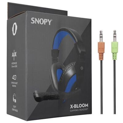 Snopy SN-633 X-Bloom Gaming Headset Black/Blue