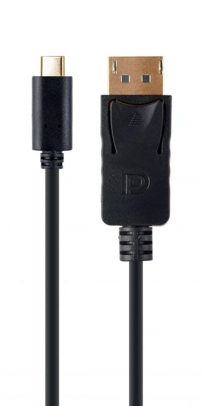 Gembird A-CM-DPM-01 USB-C to DisplayPort-male adapter 4K 60Hz cable 2m Black