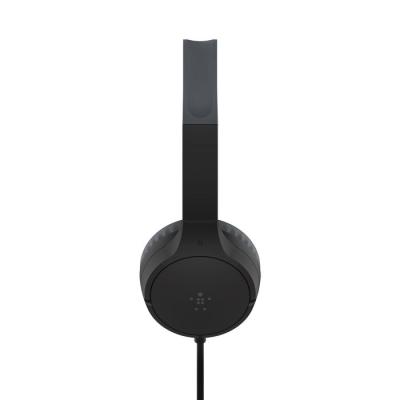 Belkin SoundForm Mini Wired On-Ear Headphones for Kids Black