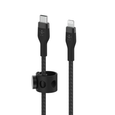 Belkin BoostCharge Pro Flex USB-C Cable with Lightning Connector 1m Black