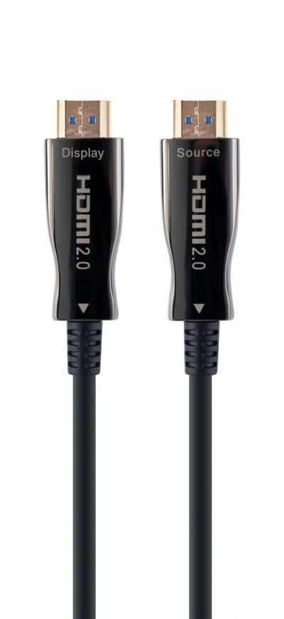 Gembird CCBP-HDMI-AOC-10M-02 Active Optical AOC High speed HDMI cable with Ethernet AOC Premium Series 10m Black