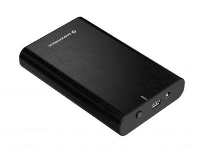 Conceptronic  2,5"/3,5" USB 3.0 SATA HDD/SSD Enclosure Black