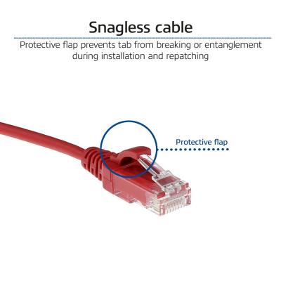 ACT CAT6 U-UTP Patch Cable 5m Red