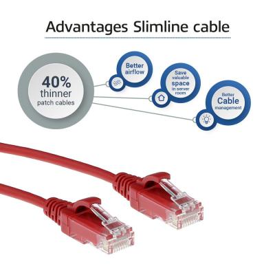 ACT CAT6 U-UTP Patch Cable 1,5m Red