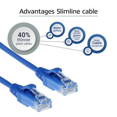 ACT CAT6 U-UTP Patch Cable 5m Blue