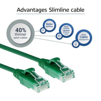 ACT CAT6 U-UTP Patch Cable 0,25m Green