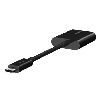 Belkin Connect USB-C Audio + Charge Adapter Black