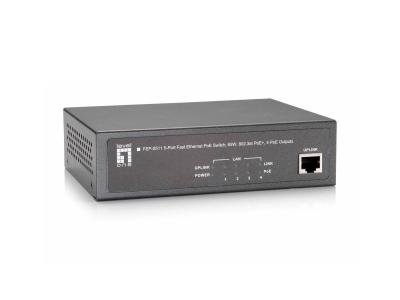 LevelOne FEP-0511W90 5-Port Fast Ethernet PoE Switch