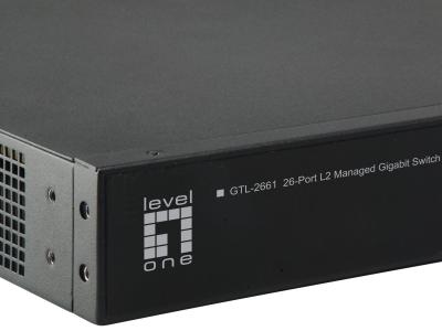 LevelOne GTL-2661 KILBY 26-Port L2 Managed Gigabit Switch