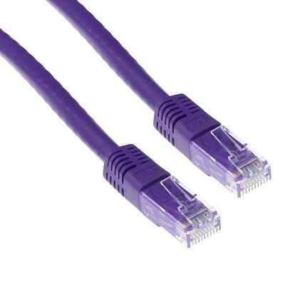 ACT CAT6 U-UTP Patch Cable 1m Purple