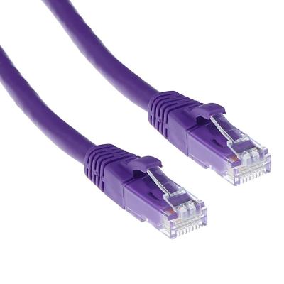 ACT CAT6A U-UTP Patch Cable 20m Purple