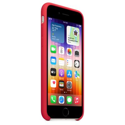 Apple iPhone SE3 Silicone Case Red