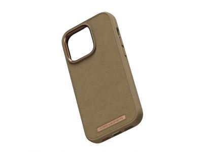 Njord Suede Comfort+ Case iPhone 14 Pro Camel