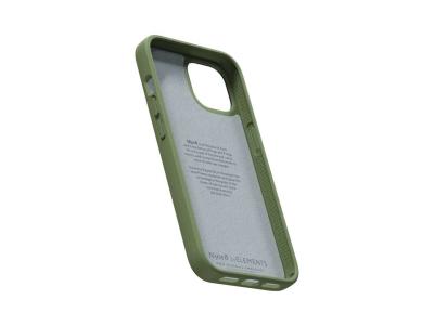 Njord Suede Comfort+ Case iPhone 14 Pro Max Olive