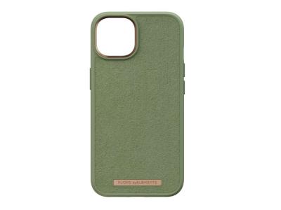 Njord Suede Comfort+ Case iPhone 14 Pro Max Olive