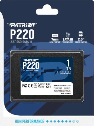 Patriot 1TB 2,5" SATA3 P220
