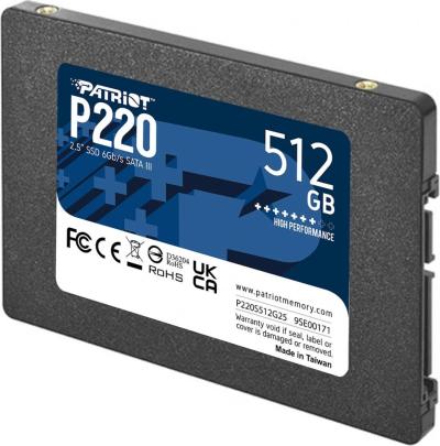 Patriot 512GB 2,5" SATA3 P220