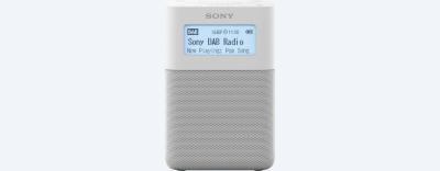 Sony XDR-V20D Portable DAB/DAB+ Clock Radio with Speakers White