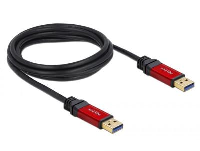 DeLock USB 3.0 Type-A male > USB 3.0 Type-A male 2m Premium
