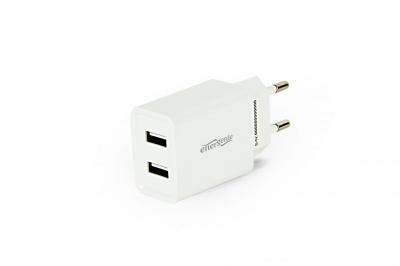 Gembird EG-U2C2A-03-W 2-Port Universal USB Charger 2.1A White