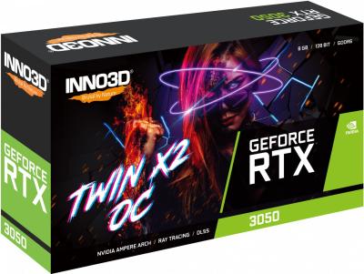 Inno3D GeForce RTX 3050 8GB DDR6 Twin OC X2