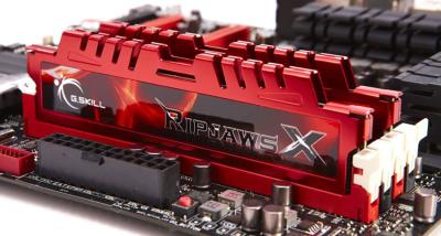 G.SKILL 16GB DDR3 1600MHz Kit(2x8GB) RipjawsX Red