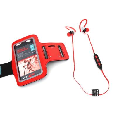 Platinet PM1075R Bluetooth Sport Headset + Arm Band Red