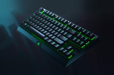 Razer BlackWidow V3 Tenkeyless Green Switch keyboard Black US
