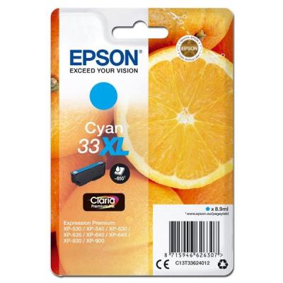 Epson T3362 (33XL) Cyan tintapatron