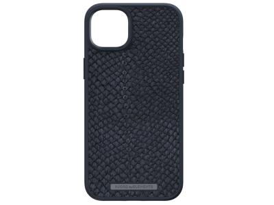 Njord Salmon Leather Magsafe Case iPhone 14 Plus Vindur | Black