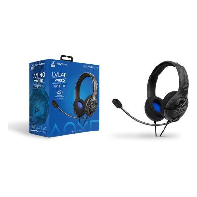 PDP LVL40 Headset for PlayStation 4/5 Black Camo