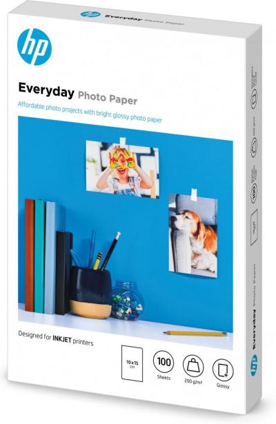 HP Everyday 200g 10x15cm 100db Fényes Fotópapír