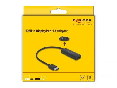 DeLock Delock Adapter HDMI-A dug? a DisplayPort aljzathoz 8K
