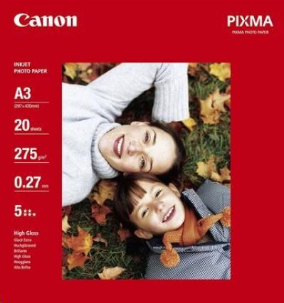 Canon PP-201 270g A3 20db Fényes Fotópapír
