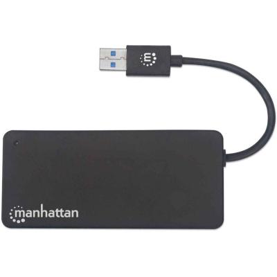 Manhattan 3-Port USB 3.0 Type-A Hub with Card Reader