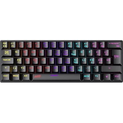 Ventaris Lissgard RGB Blue Switch Mechanical Gamer Keyboard Black HU