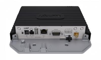 Mikrotik LtAP LTE6 Kit is a compact 4G (LTE) Capable Weatherproof Wireless Access Point Black