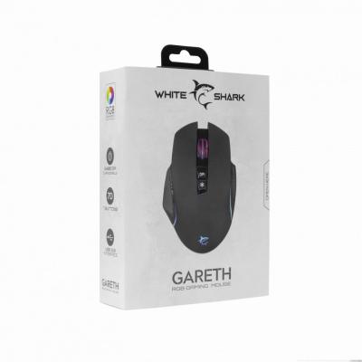 White Shark GM-5009 Gareth RGB Gaming Mouse Black