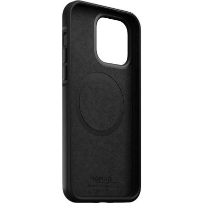 Nomad Modern Leather MagSafe Case, black - iPhone 14 Pro Max