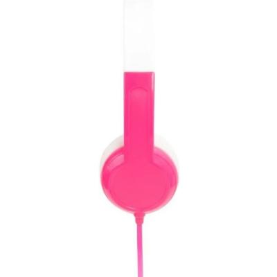 BuddyPhones Discover Headphones for Kids Pink/White
