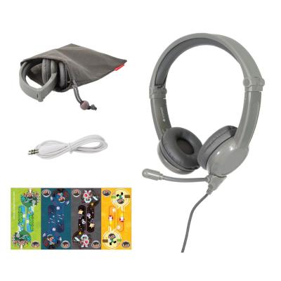 BuddyPhones Galaxy Headset for Kids Grey