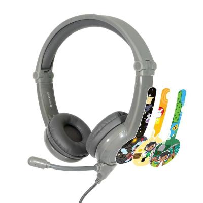 BuddyPhones Galaxy Headset for Kids Grey