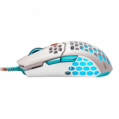 Cooler Master MM711 Retro Gaming mouse Gray/Sky Blue