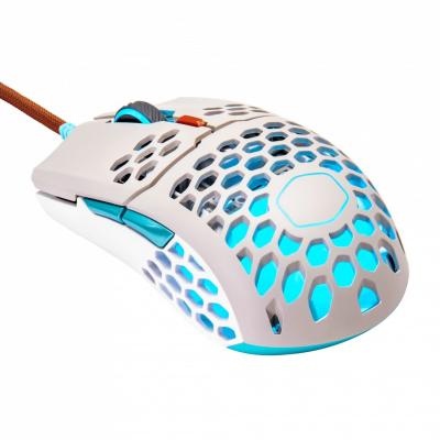 Cooler Master MM711 Retro Gaming mouse Gray/Sky Blue
