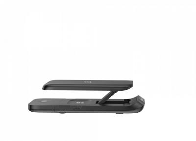 Tellur 3-In-1 Wireless Desk Charger Black