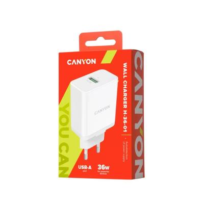 Canyon CNE-CHA36W Wall Charger Quick Charge 3.0 White